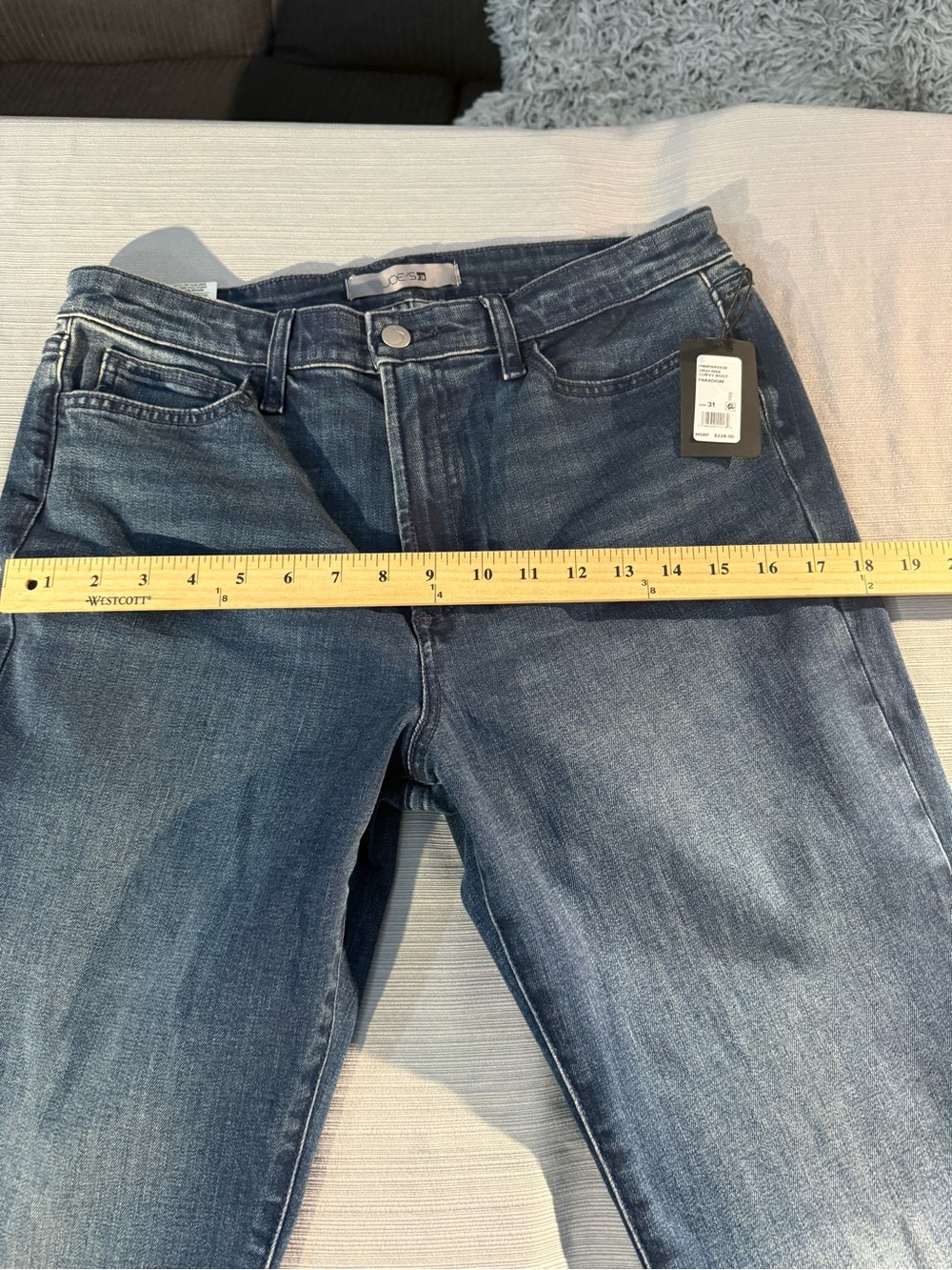 Joe's Jeans Women's Dark Blue Flared Jeans - Picture 6 of 10